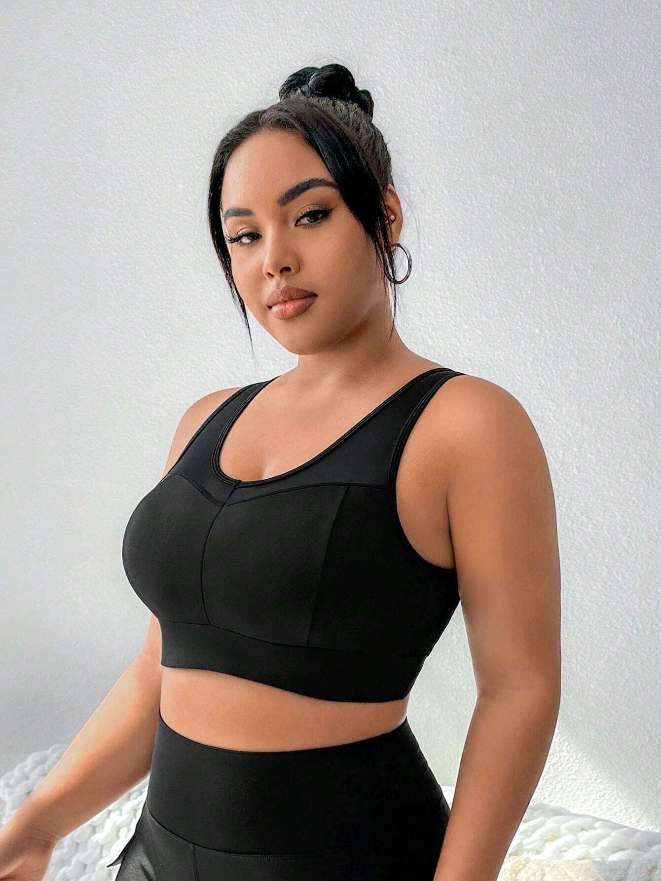 Yoga Futuristic Women'S plus Size Sports Bra