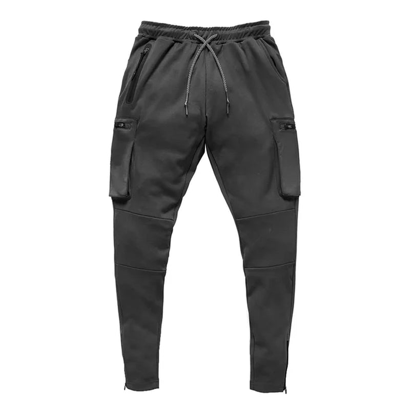 Joggers Men 2021 Streetwear Trousers Multiple Zipper Pockets Muscle Mens Pants , Sweatpants Tracksuit 20CK19