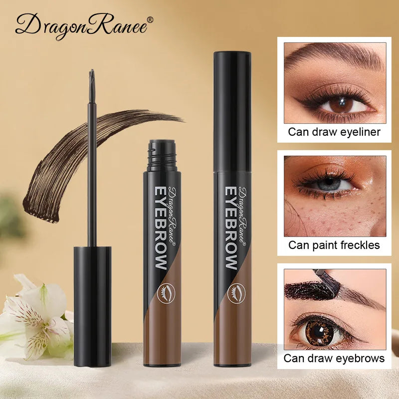 Peel-Off Waterproof Tint Eyebrow Gel Makeup Long Lasting Enhancers Liquid Gel Tear Wear Easy Natural Brown Gray Tattoo