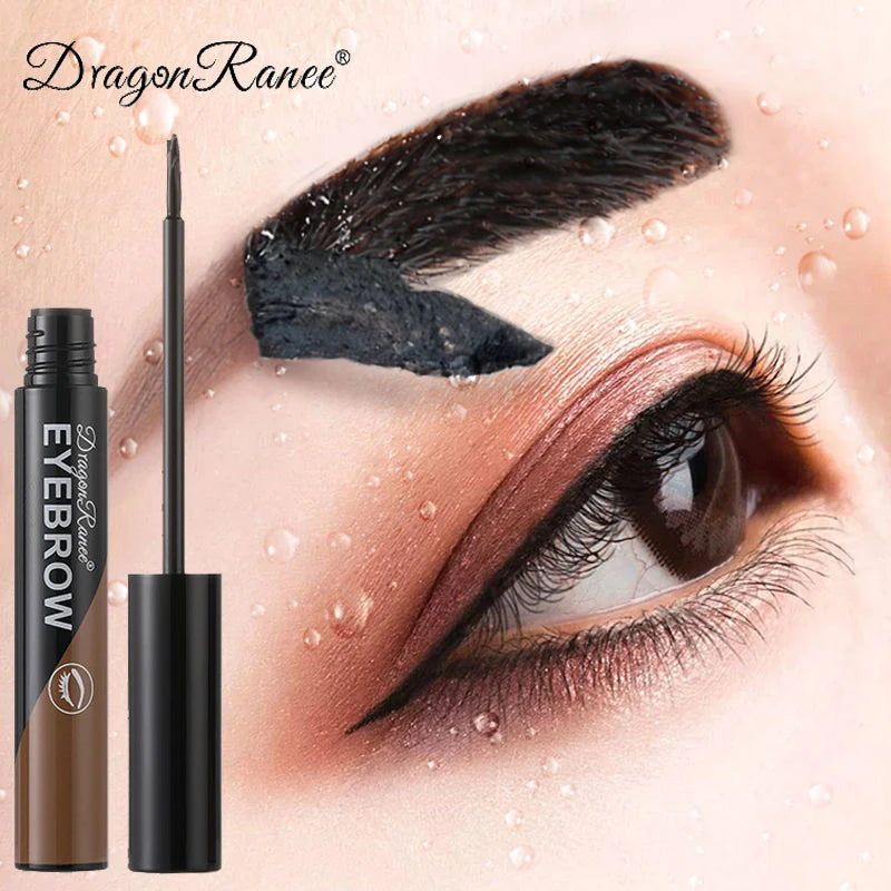 Peel-Off Waterproof Tint Eyebrow Gel Makeup Long Lasting Enhancers Liquid Gel Tear Wear Easy Natural Brown Gray Tattoo