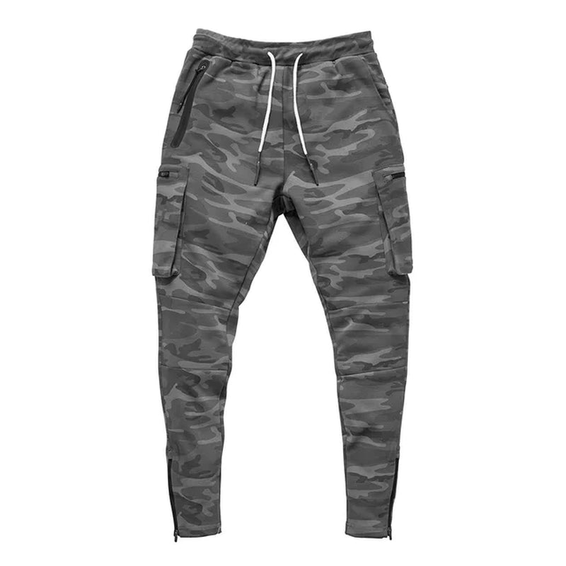 Joggers Men 2021 Streetwear Trousers Multiple Zipper Pockets Muscle Mens Pants , Sweatpants Tracksuit 20CK19