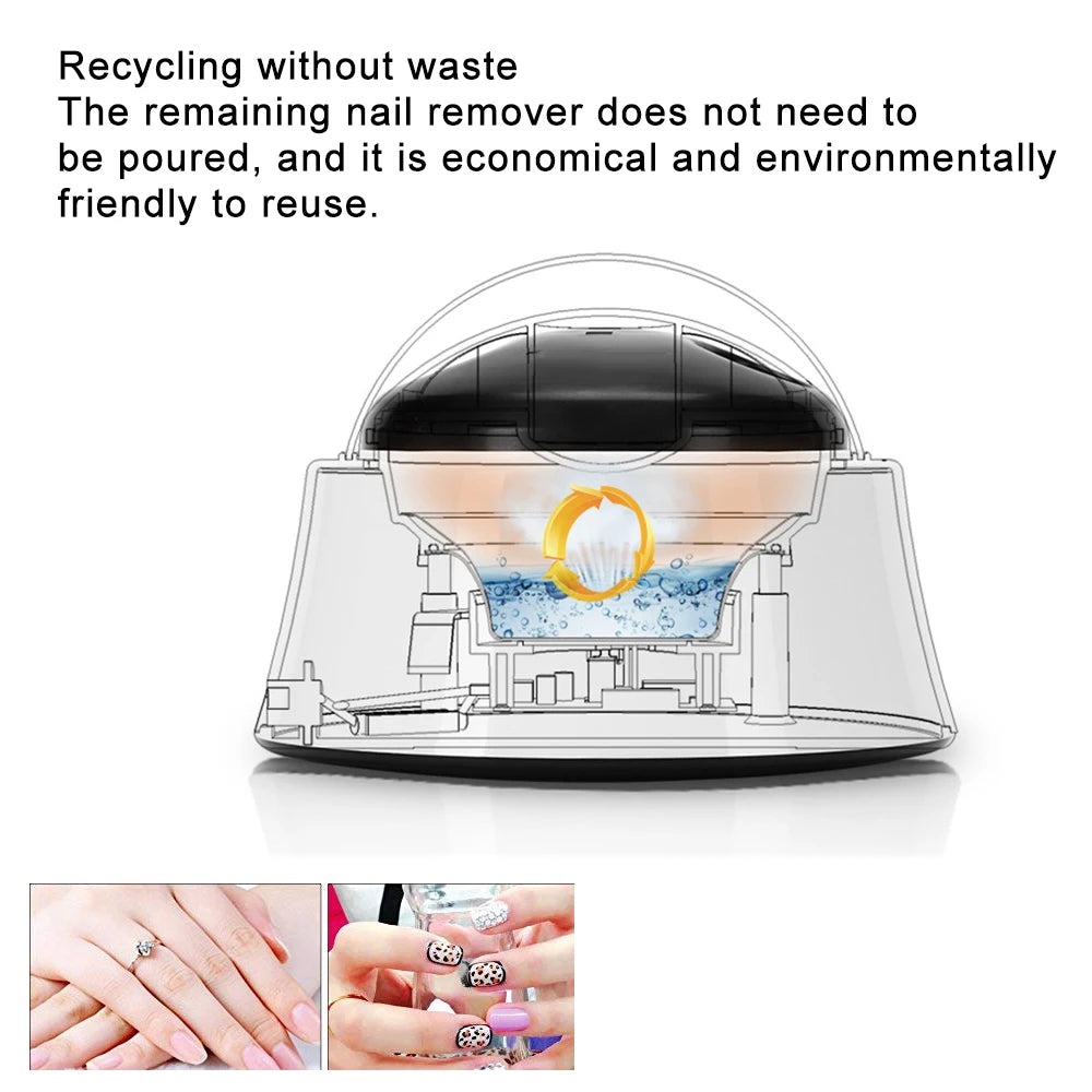 36W Steam Gel Nail Polish Remover Gel Polishing Remover Electric Nail Enhancement Tools Suitable for Nail Salons and Household
