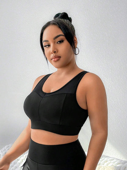 Yoga Futuristic Women'S plus Size Sports Bra