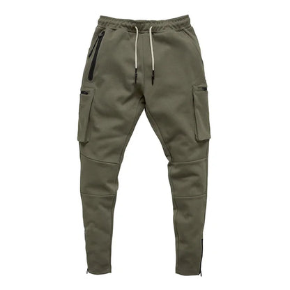 Joggers Men 2021 Streetwear Trousers Multiple Zipper Pockets Muscle Mens Pants , Sweatpants Tracksuit 20CK19