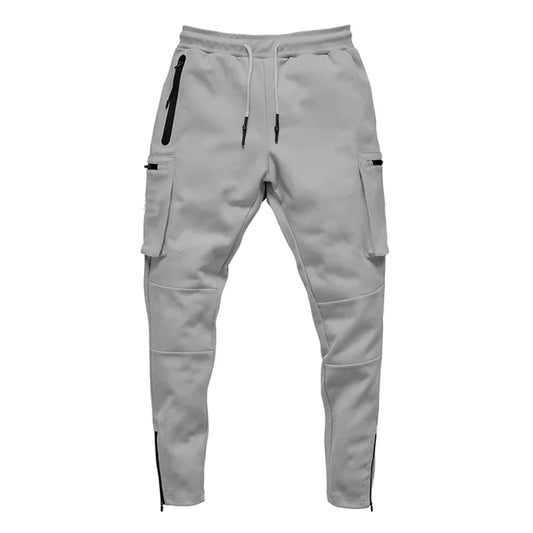 Joggers Men 2021 Streetwear Trousers Multiple Zipper Pockets Muscle Mens Pants , Sweatpants Tracksuit 20CK19